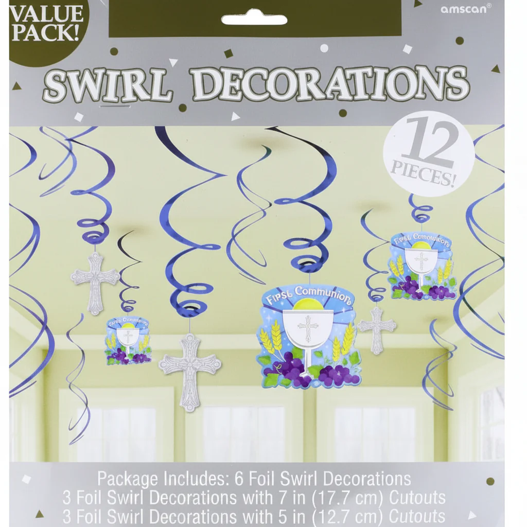 1st Holy Communion Decorations Party Supplies Kit – Religious Celebration - Image 5