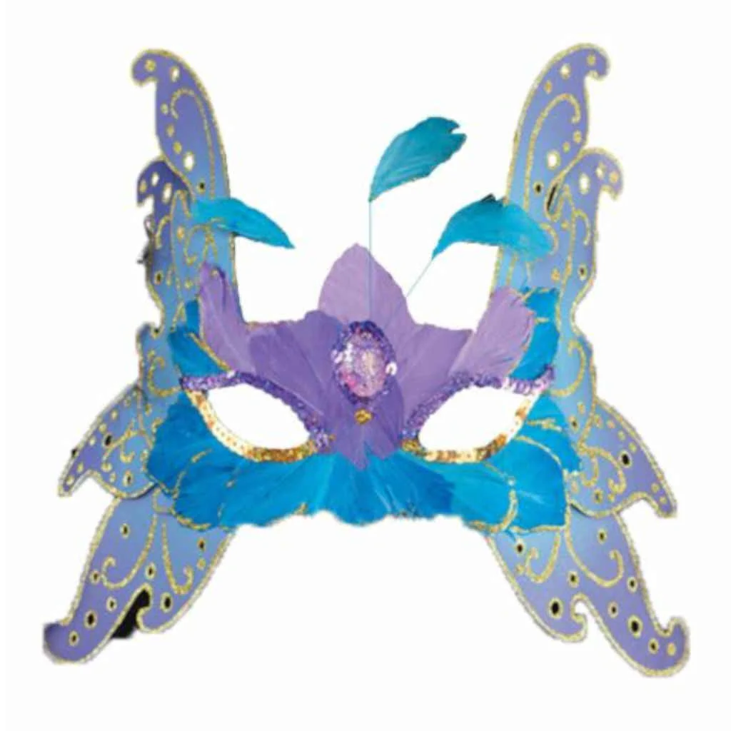 Alluring Butterfly Feather Mask
