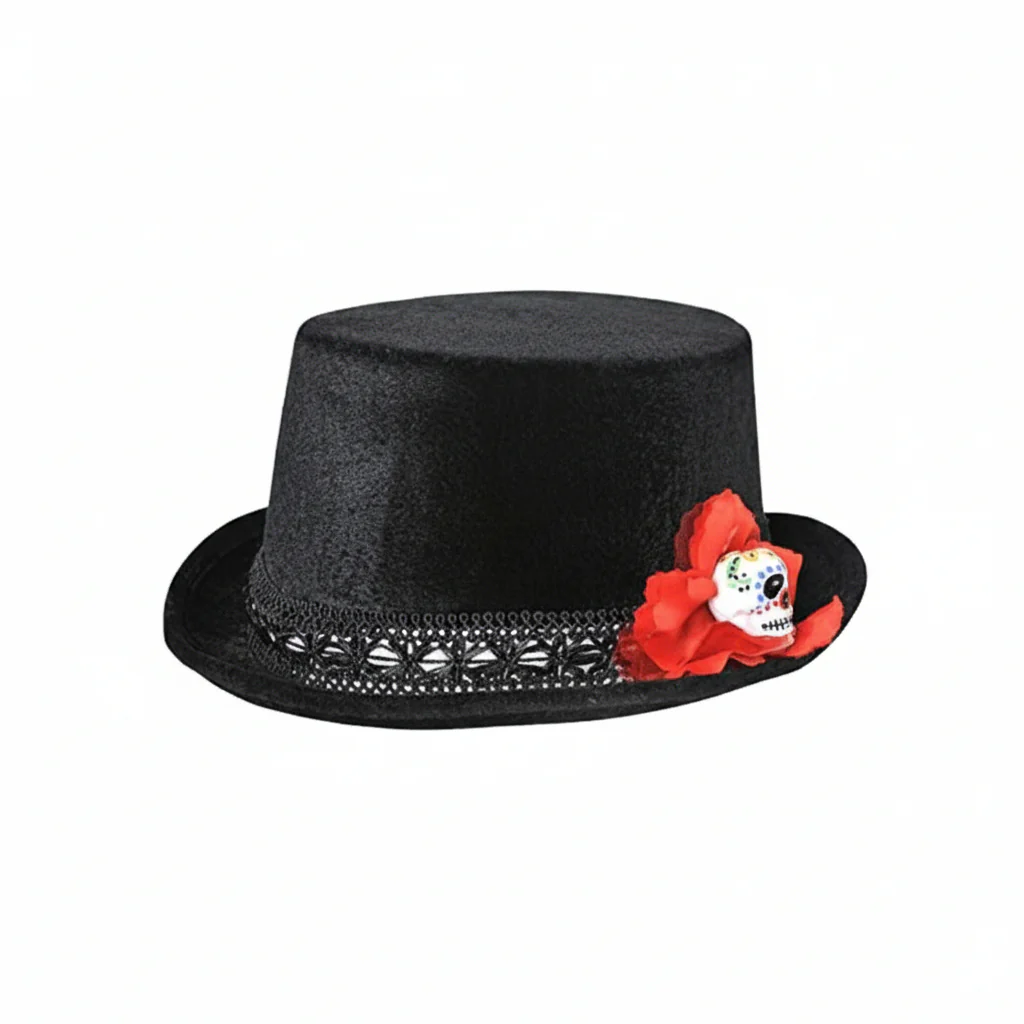 Day of The Dead Top Hat Adult