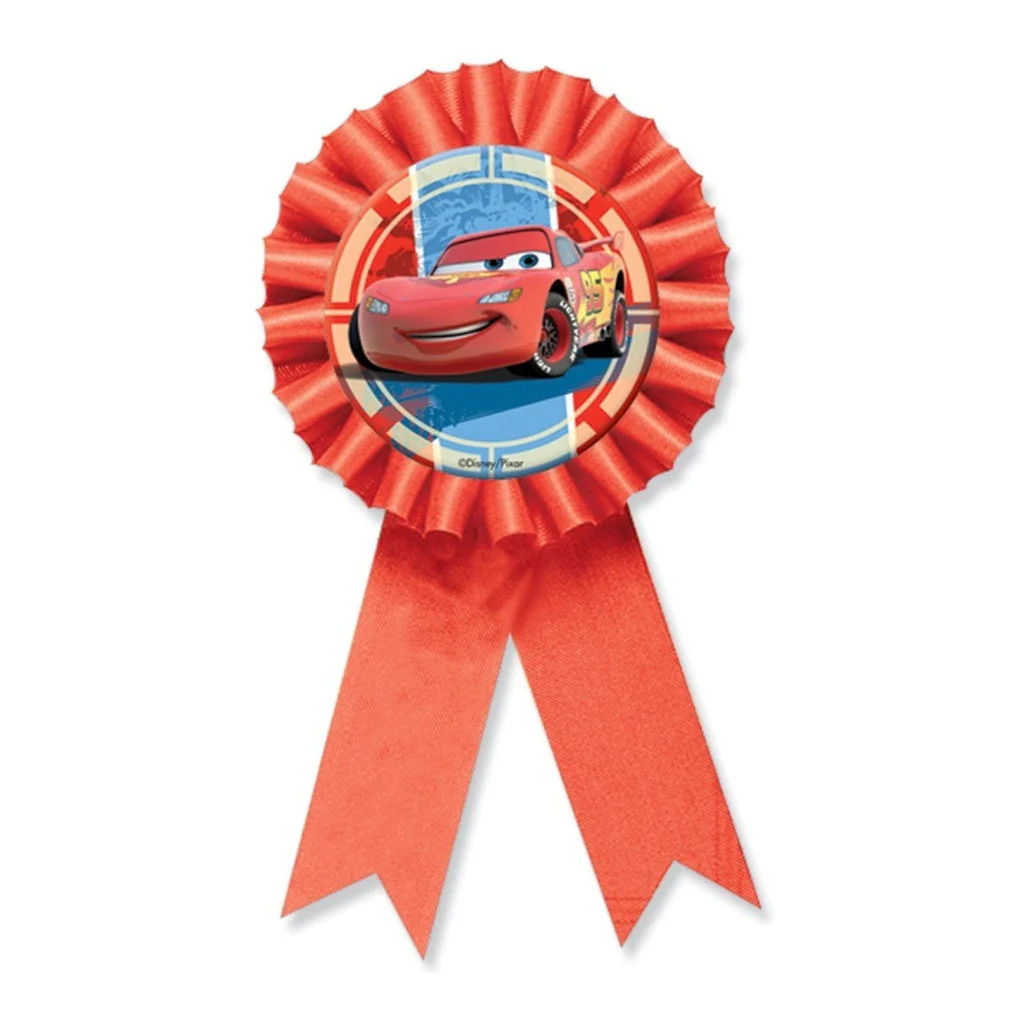 Disney Pixar Cars 2 Award Ribbon Party Favour