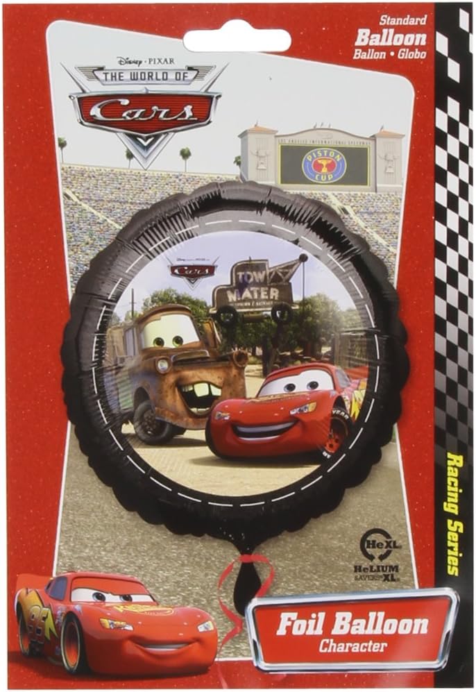 Disney Pixar Cars Foil Balloon 17 Inch Lightning McQueen Mater Birthday Supplies - Image 2