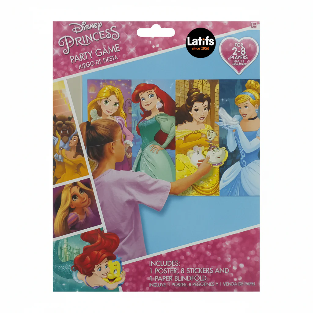Disney Princess Dream Big Party Game – Fun for 2-8 Players