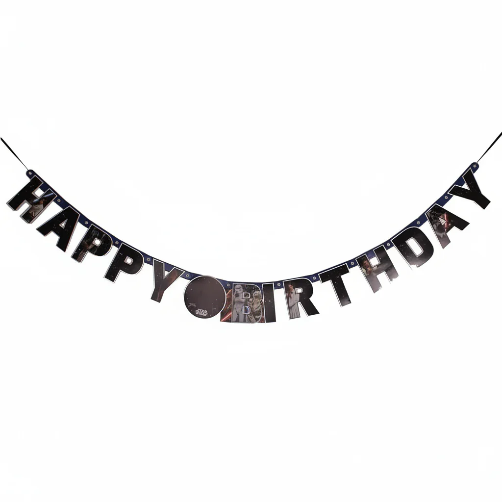 Disney Star Wars Add An Age Letter Banner – Celebrate with Characters