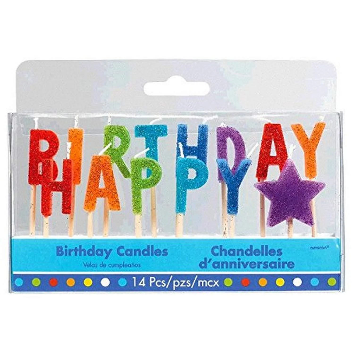 Happy Birthday Candle 14pcs