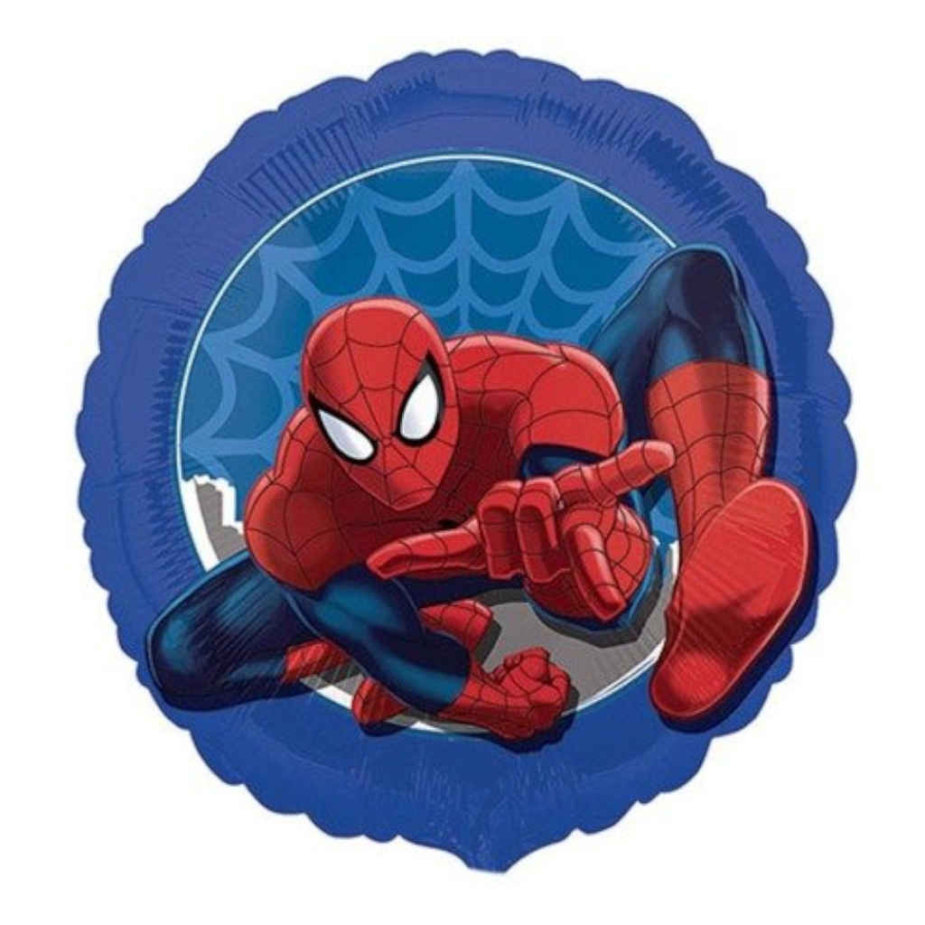 Marvel Ultimate Spider-Man One-Sided Round Foil Balloon – Party Decoration