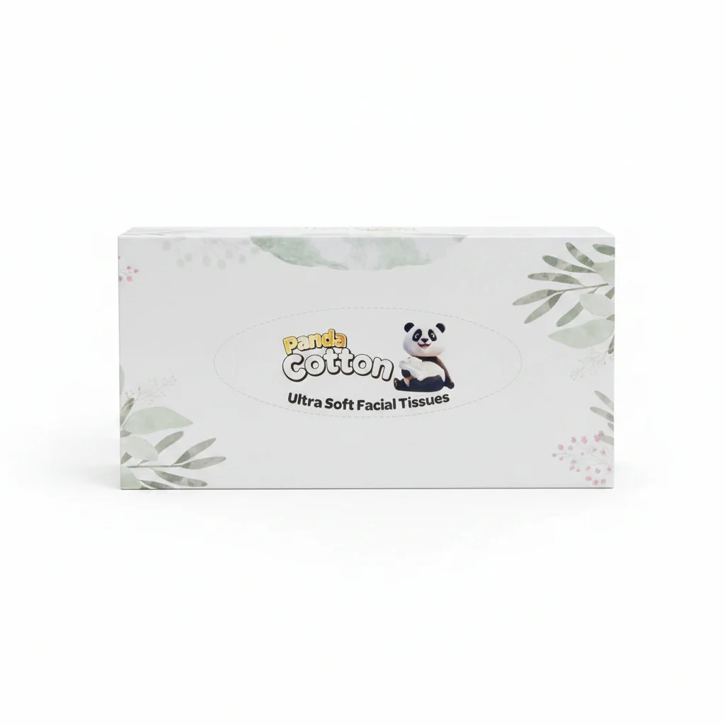 Panda Cotton Ultra  Soft Facial Tissues