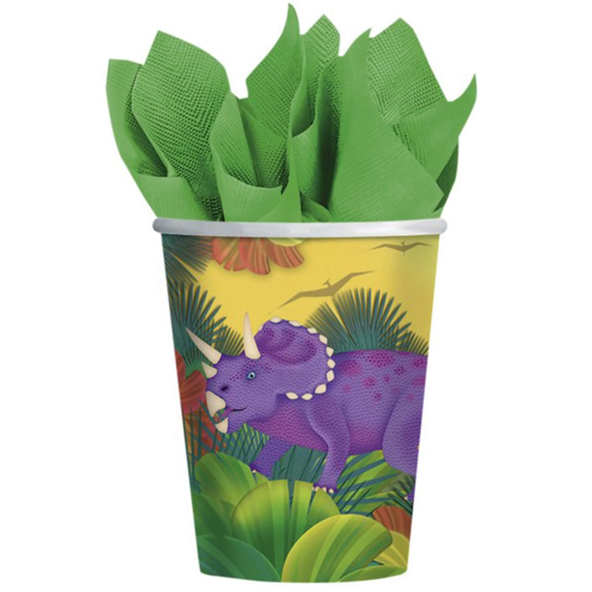 Prehistoric Party Cups 9oz 8 Pack