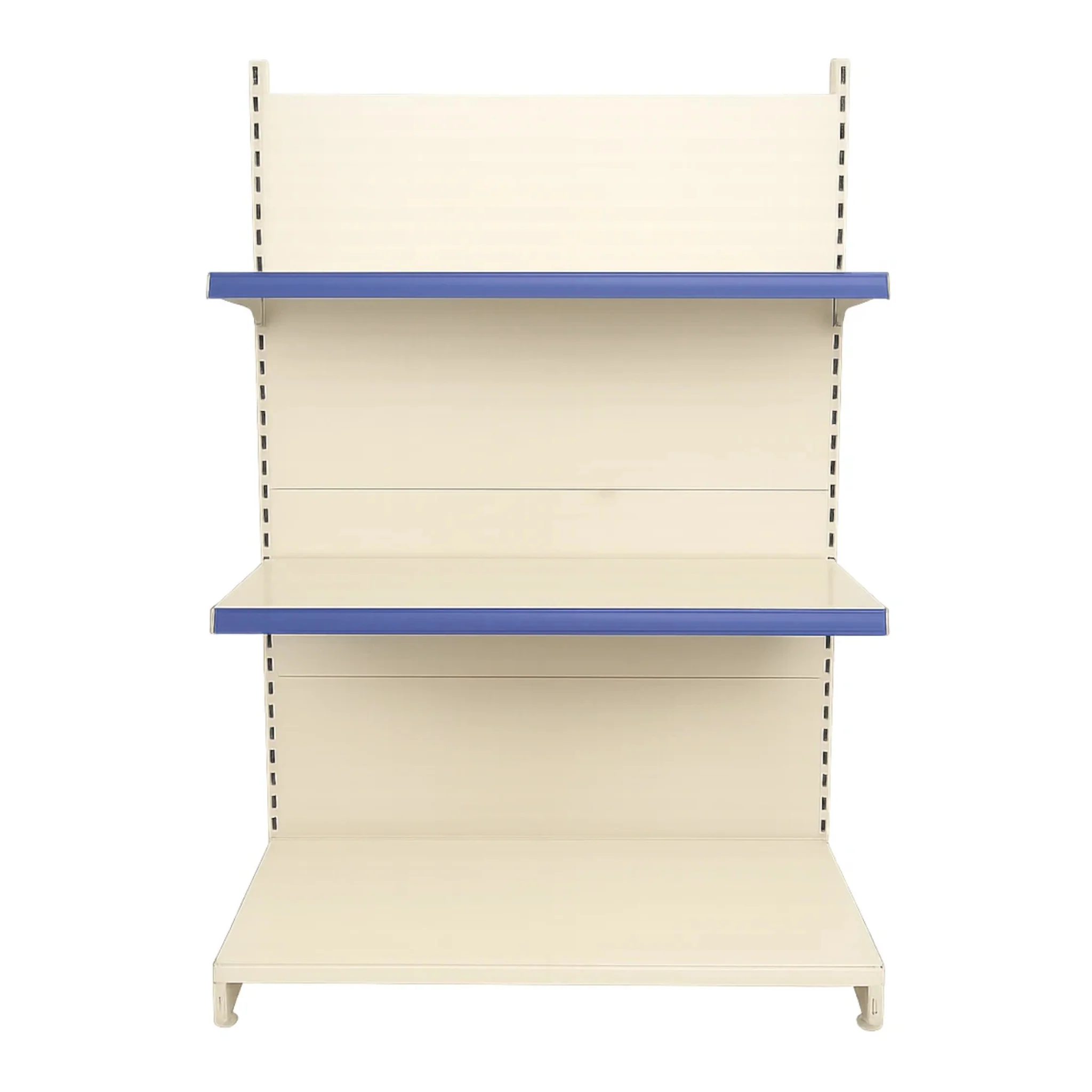 Retail White Shelving Slotted Back Panel 125x40cm [AVAILABLE IN STORE ONLY]