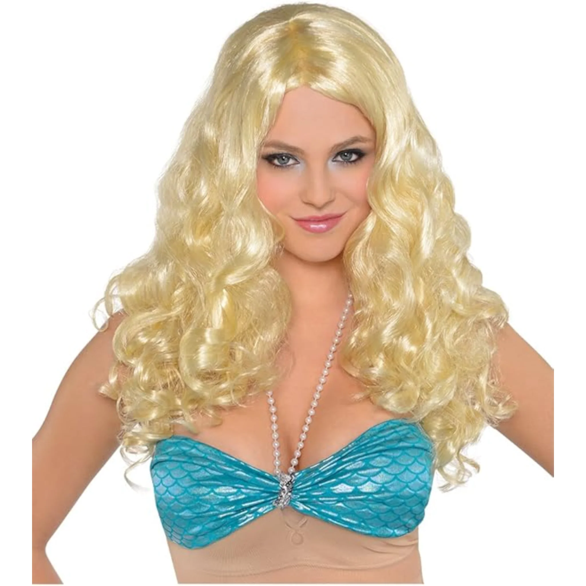 Sea Nymph Curly Blonde Wig