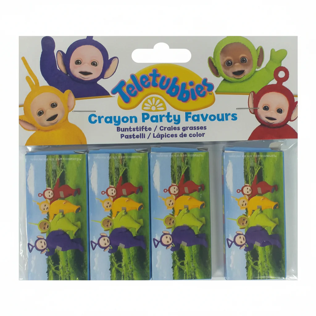 Teletubbies Crayon Party Favours 4 Pack