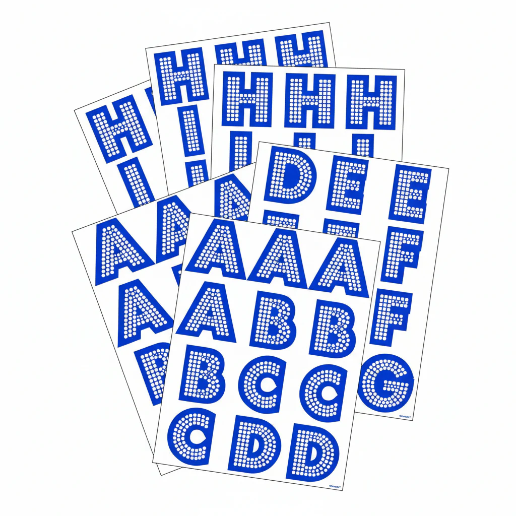 Union Jack Create Your Own Giant Sign Banner Set with Adhesive Letters & Numbers - Image 2